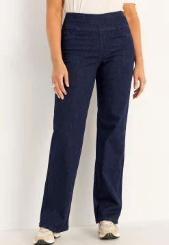 Cellbes of Sweden Jeans med hög resårmidja Elisa Mörkblå Denim