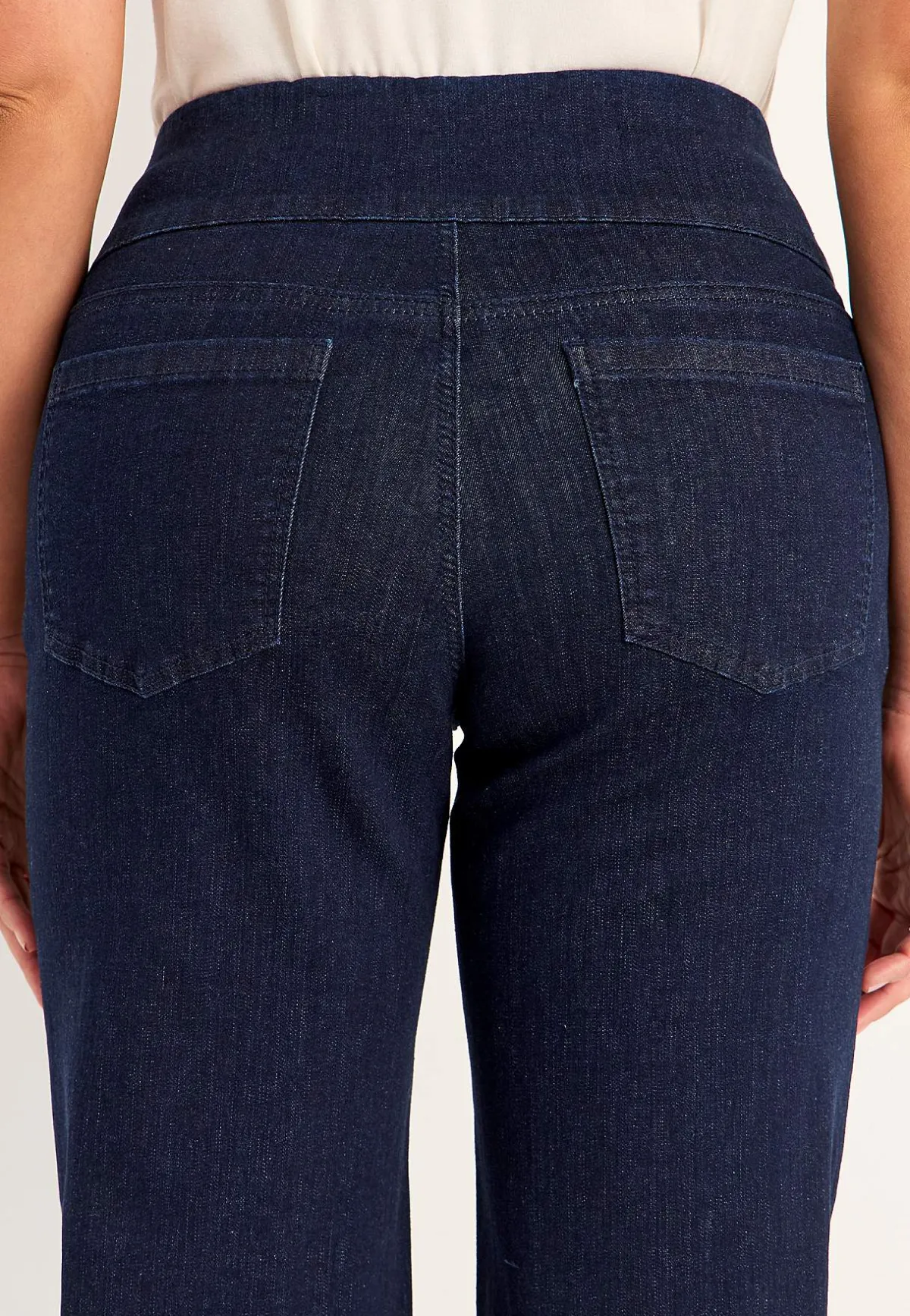 Cellbes of Sweden Jeans med hög resårmidja Elisa Mörkblå Denim