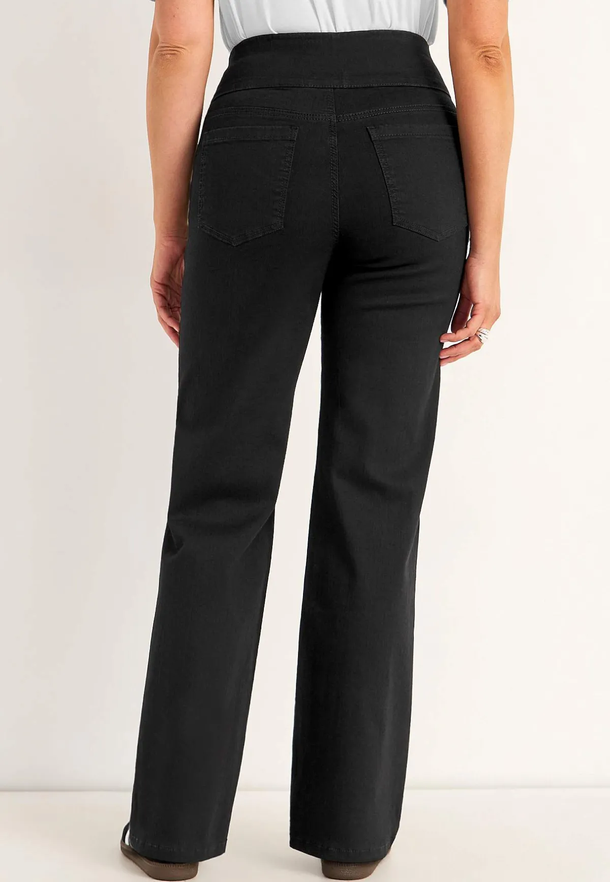 Cellbes of Sweden Jeans med hög resårmidja Elisa Svart denim New