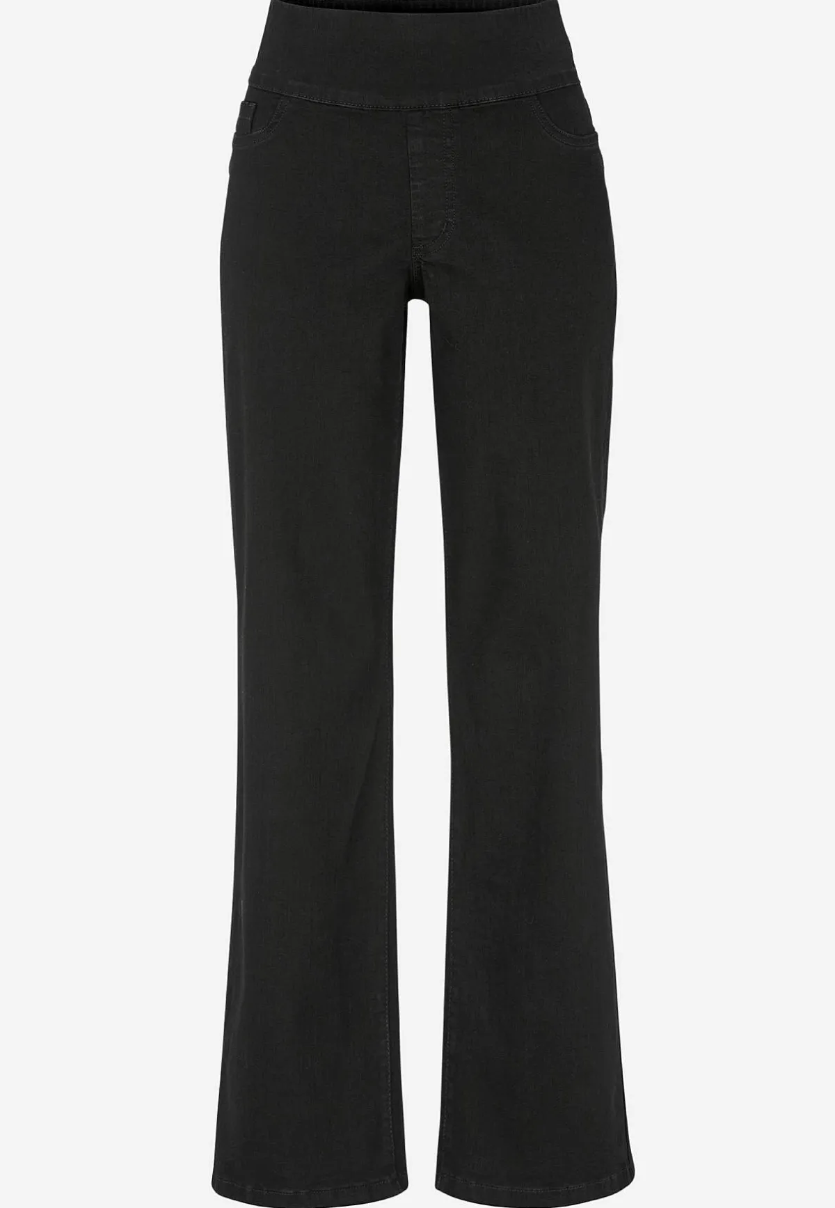 Cellbes of Sweden Jeans med hög resårmidja Elisa Svart denim New