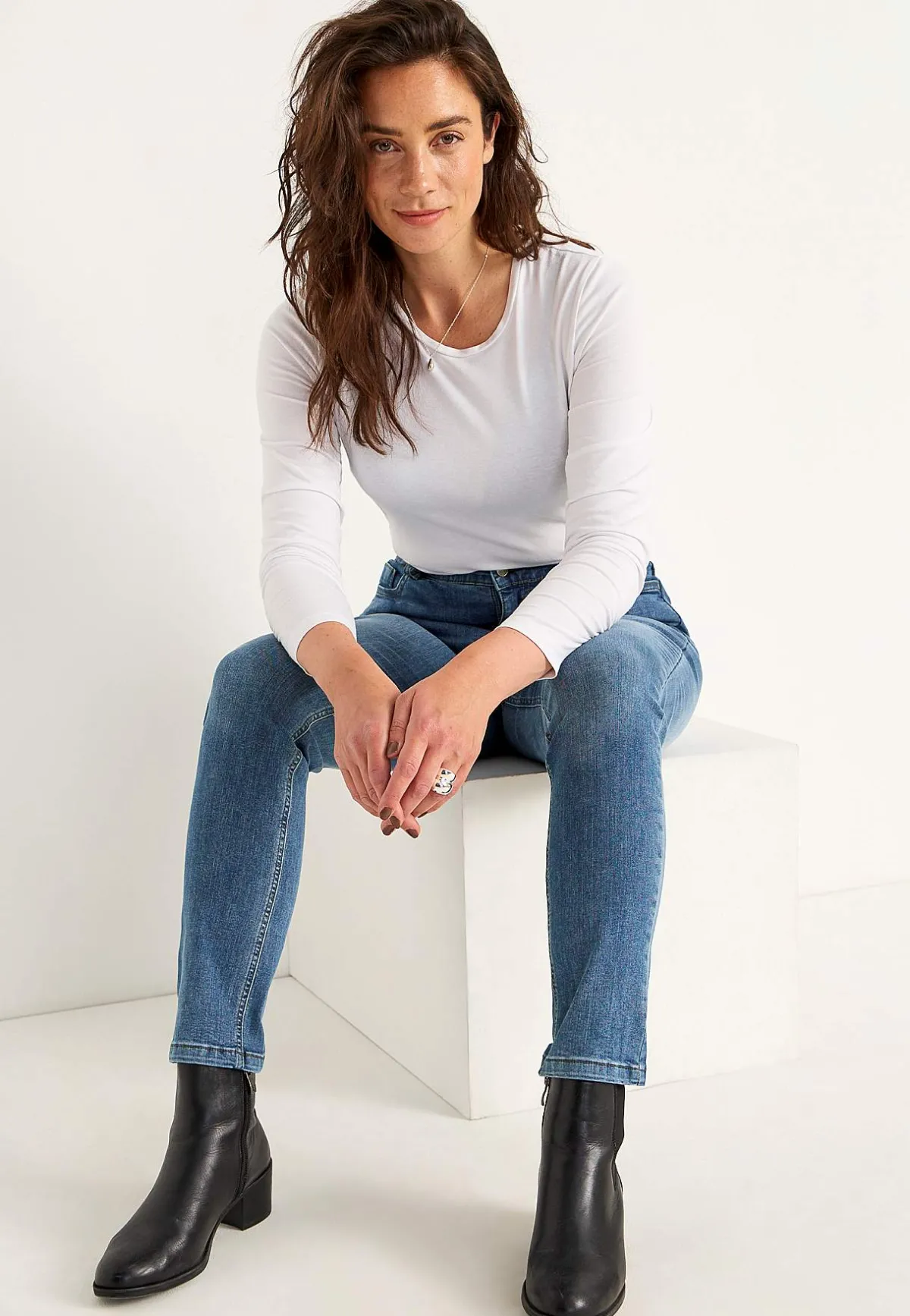 Cellbes of Sweden Jeans med resår i sidorna Elsa Ljusblå / Denim Outlet