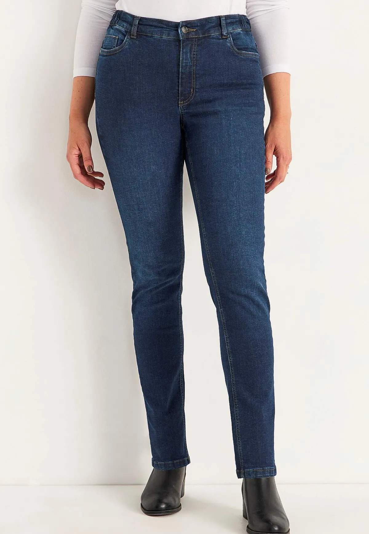 Cellbes of Sweden Jeans med resår i sidorna Elsa Mörkblå / Denim Hot