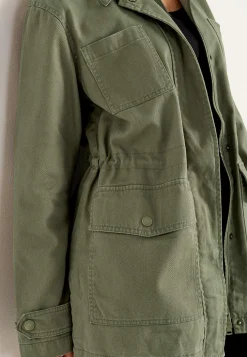 Cellbes of Sweden Jeansjacka med dragkedja Khakigrön Hot