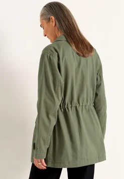 Cellbes of Sweden Jeansjacka med dragkedja Khakigrön Hot