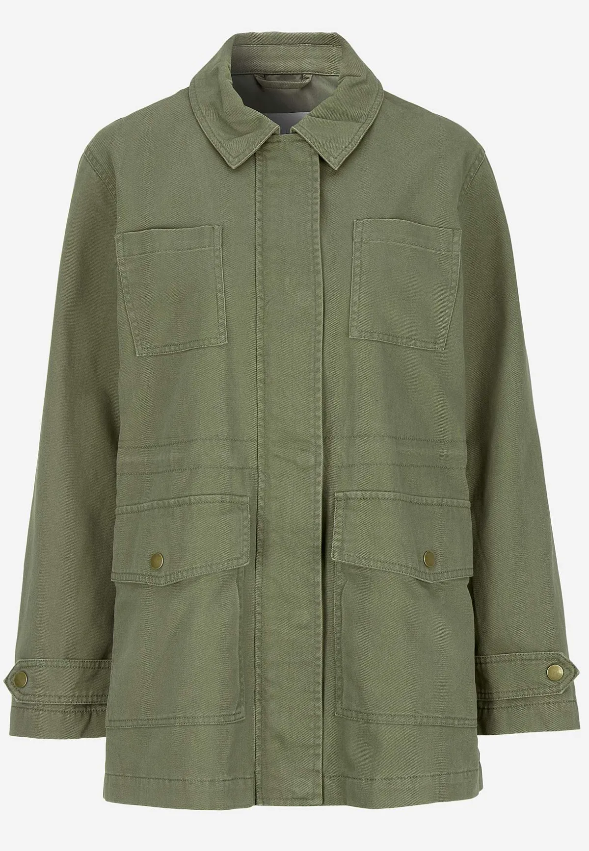 Cellbes of Sweden Jeansjacka med dragkedja Khakigrön Hot