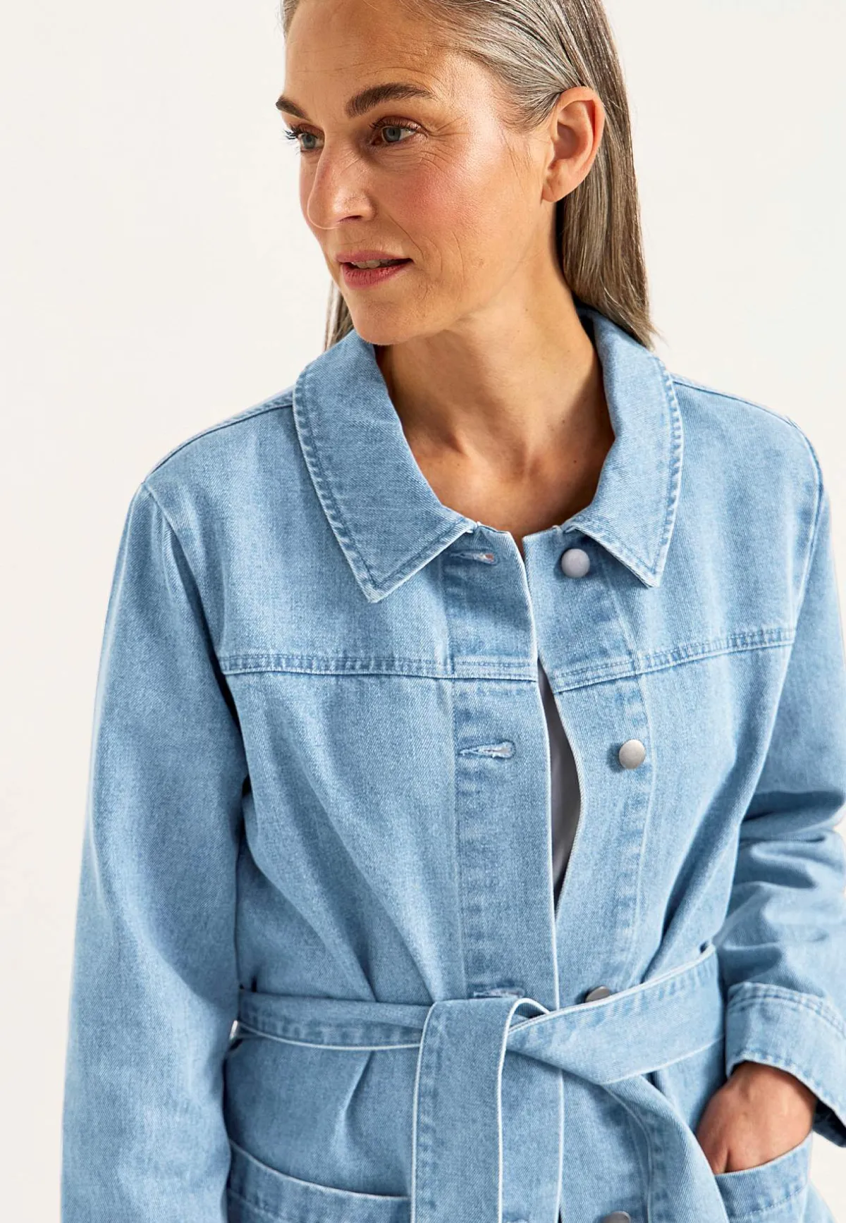 Cellbes of Sweden Jeansjacka med knytband Outlet