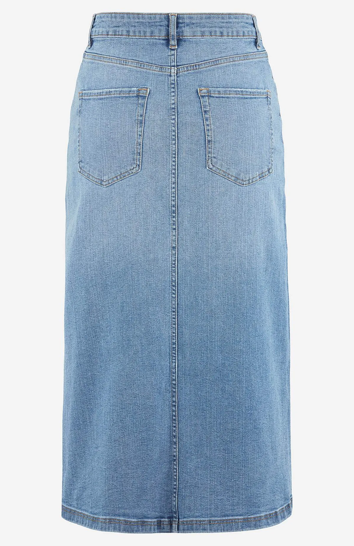 Cellbes of Sweden Jeanskjol med slits fram Discount