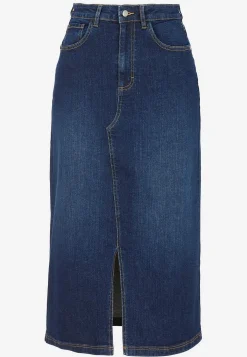 Cellbes of Sweden Jeanskjol med slits fram