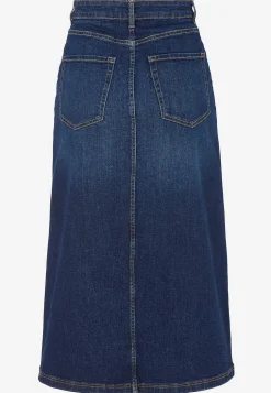 Cellbes of Sweden Jeanskjol med slits fram