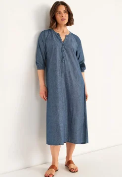 Cellbes of Sweden Jeansklänning med knappar Mellanblå / Denim Clearance