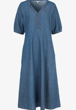 Cellbes of Sweden Jeansklänning med puffärmar Mellanblå Denim Online