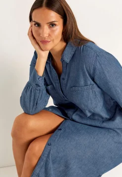 Cellbes of Sweden Jeansklänning med sidofickor Mörkblå / Denim Best