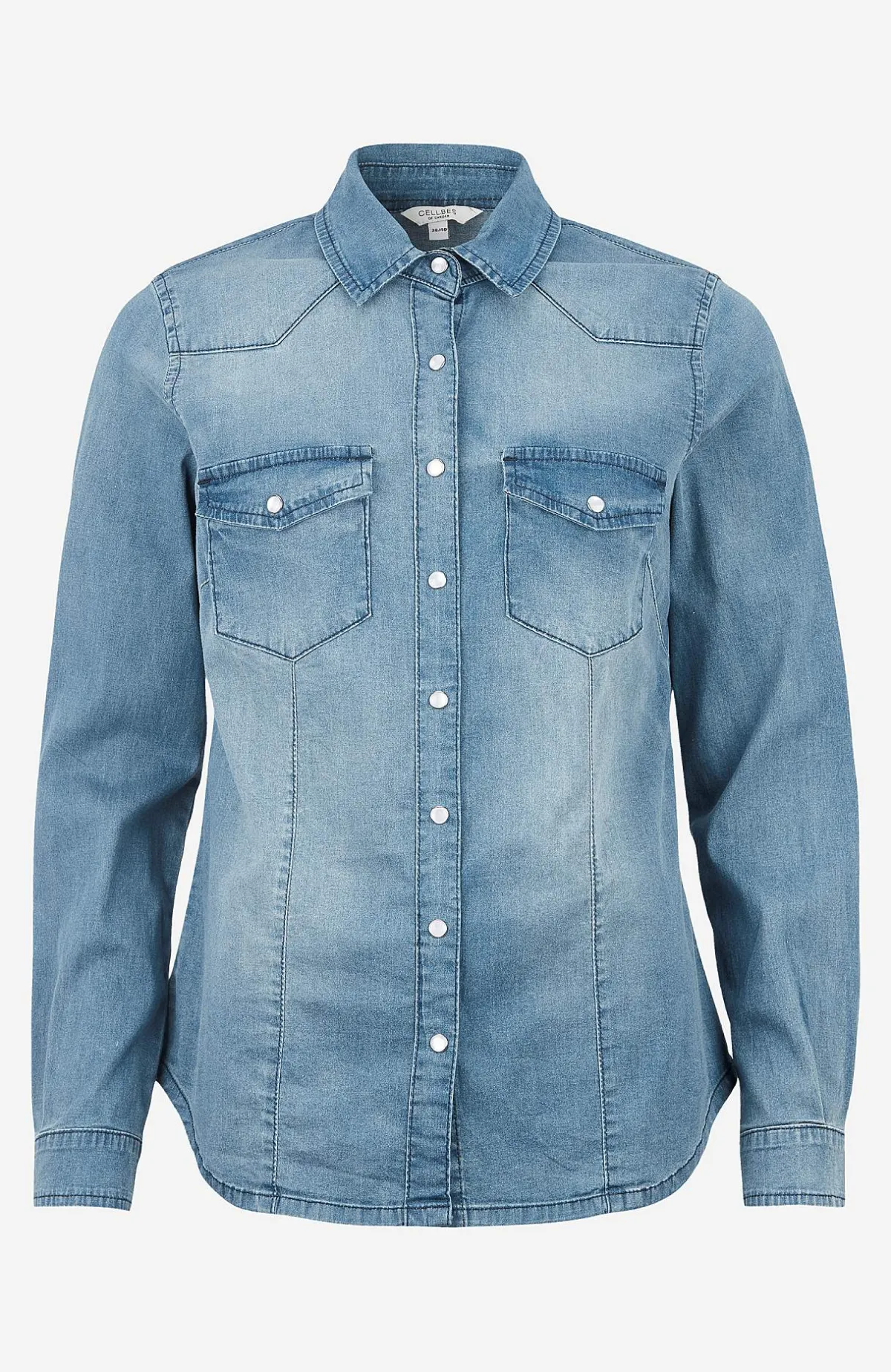 Cellbes of Sweden Jeansskjorta Blå denim Clearance