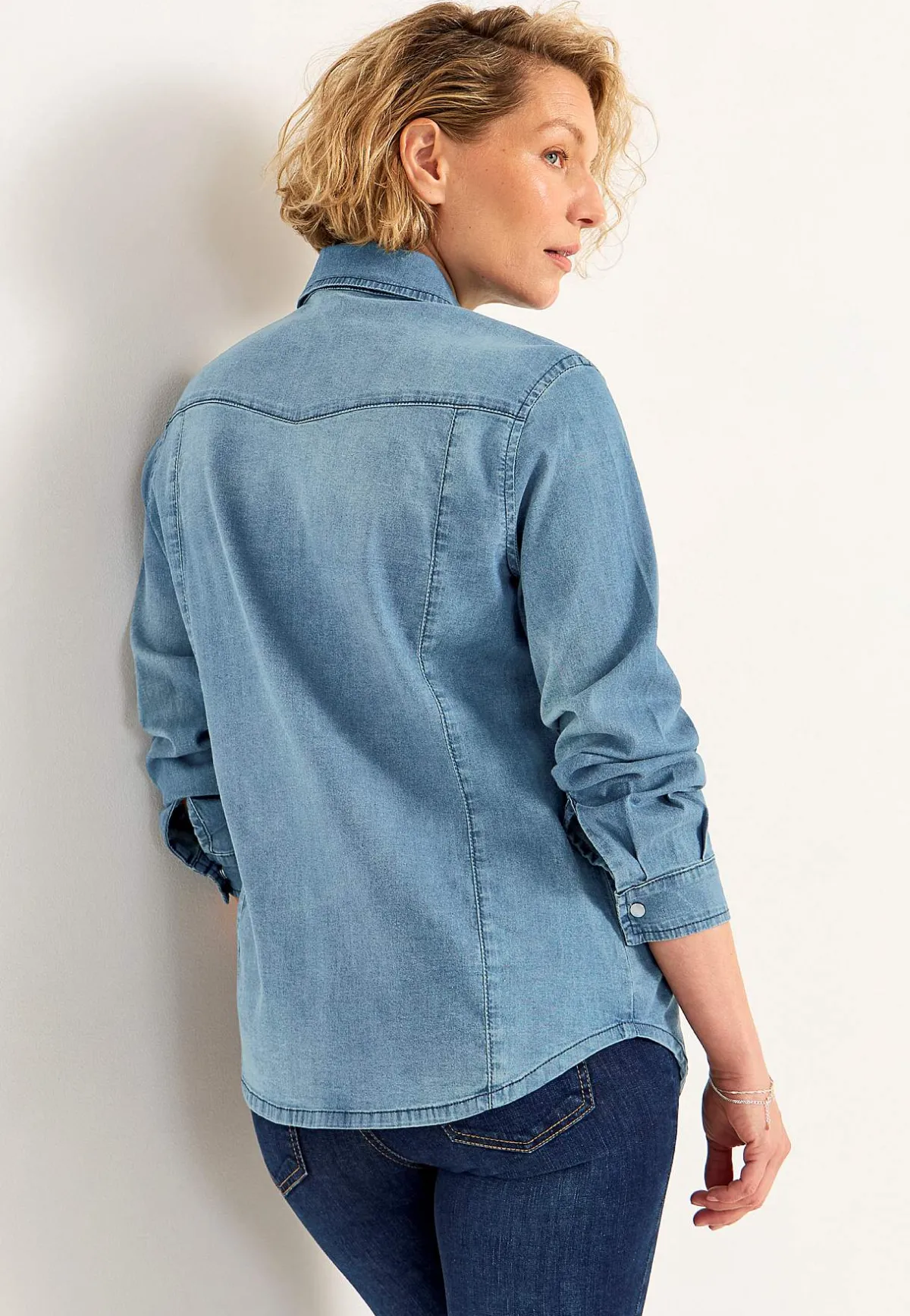 Cellbes of Sweden Jeansskjorta Blå denim Clearance