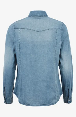 Cellbes of Sweden Jeansskjorta Blå denim Clearance