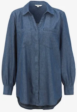 Cellbes of Sweden Jeansskjorta med knappar Mellanblå / Denim Outlet