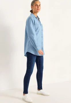 Cellbes of Sweden Jeansskjorta med knappar Ljusblå / Denim New