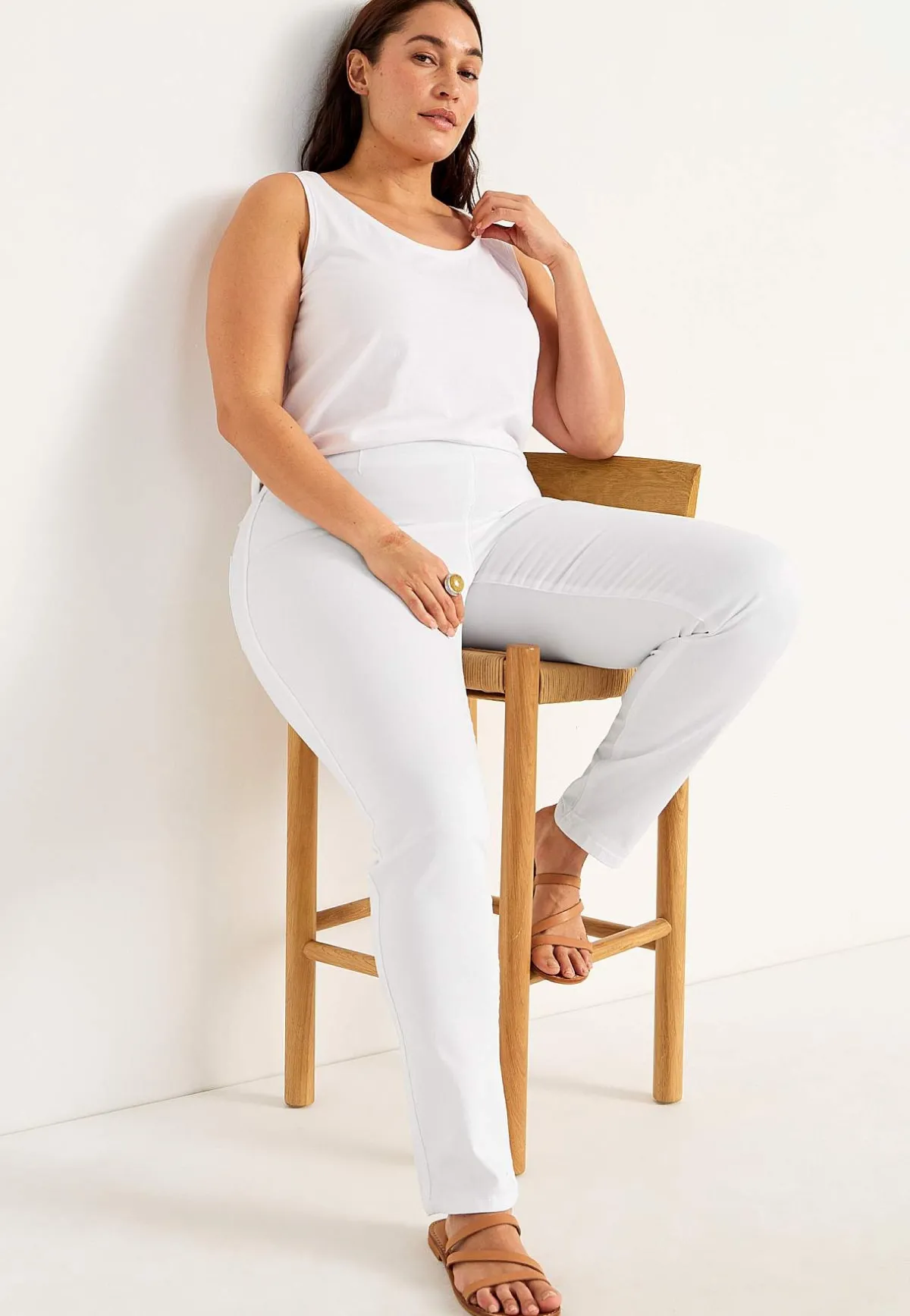 Cellbes of Sweden Jeggings med smalt ben Vit Hot