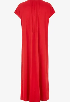 Cellbes of Sweden Kaftanklänning i trikå Mörkröd