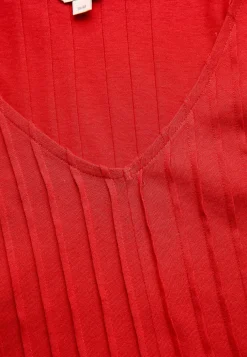 Cellbes of Sweden Kaftanklänning i trikå Mörkröd