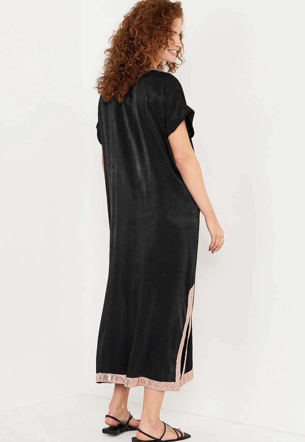 Johanna Toftby x Cellbes Kaftanklänning med paljetter New