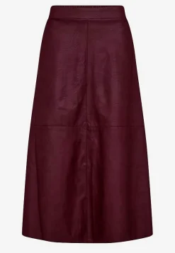 Freequent Kjol i PU med fickor Outlet