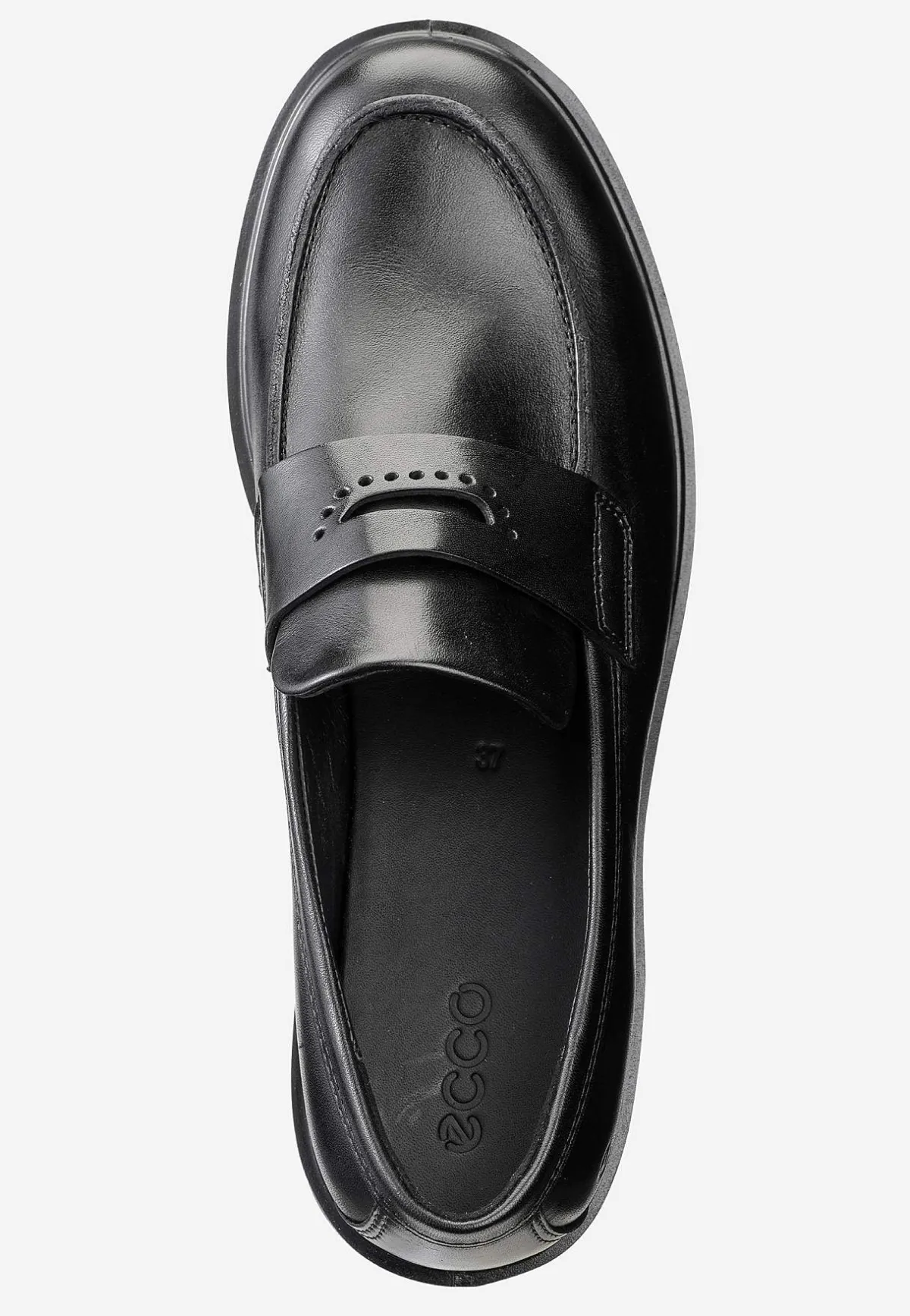 Ecco Klassisk skinnloafer Metropole Vienna Svart New