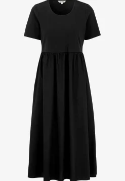 Cellbes of Sweden Klänning i poplin och trikå Svart Clearance