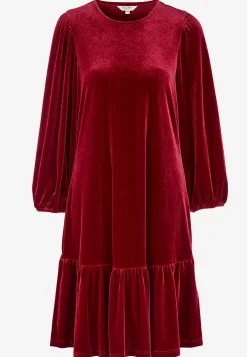 Johanna Toftby x Cellbes Klänning i velour med volang Sale