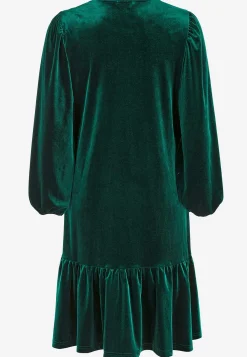 Johanna Toftby x Cellbes Klänning i velour med volang New