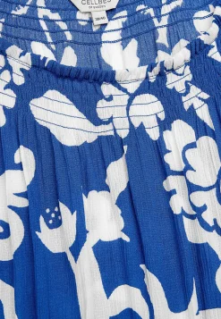 Cellbes of Sweden Klänning i viskoscrêpe Blå / Mönstrad Clearance