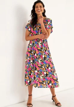 Cellbes of Sweden Klänning i viskoscrêpe Multi Outlet