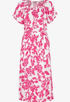 Cellbes of Sweden Klänning i viskoscrêpe Cerise / Mönstrad Best
