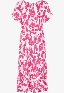 Cellbes of Sweden Klänning i viskoscrêpe Cerise / Mönstrad Best