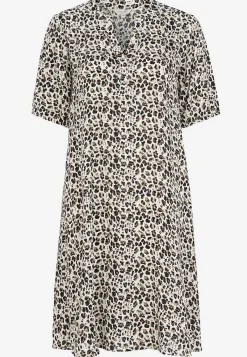 Cellbes of Sweden Klänning i viskoscrêpe Leopard Online