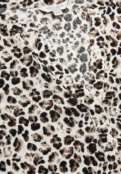 Cellbes of Sweden Klänning i viskoscrêpe Leopard Online