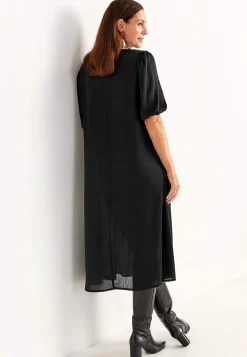 Cellbes of Sweden Klänning med puffärm Svart