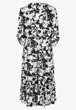 Cellbes of Sweden Klänning med volanger Vit / Svart / Blommig Online