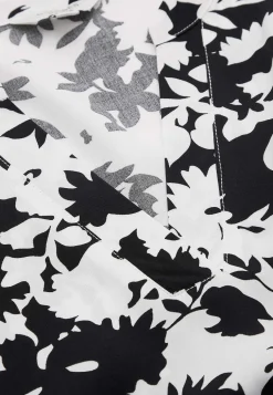 Cellbes of Sweden Klänning med volanger Vit / Svart / Blommig Online