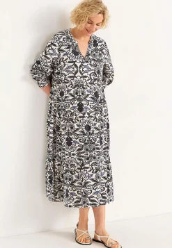 Cellbes of Sweden Klänning med volanger Blå / Mönstrad Best