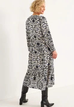 Cellbes of Sweden Klänning med volanger Blå / Mönstrad Best