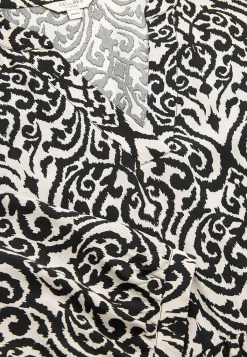 Cellbes of Sweden Klänning med volanger Beige / Svart / Mönstrad Outlet