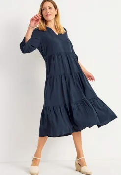 Cellbes of Sweden Klänning med volanger Marin Best