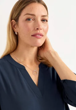 Cellbes of Sweden Klänning med volanger Marin Best