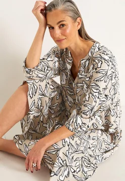 Cellbes of Sweden Klänning med volanger Beige / Mönstrad Sale