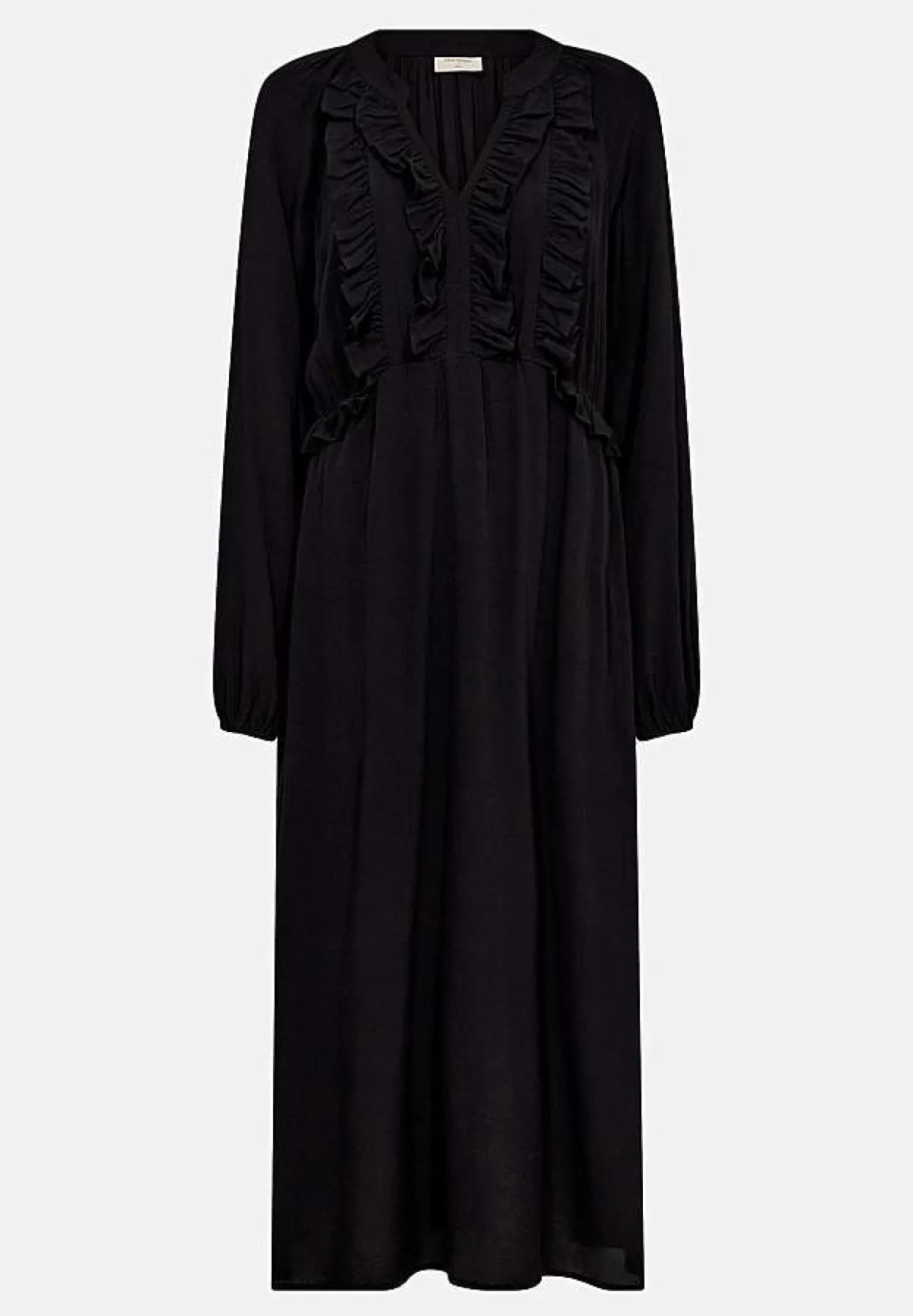 Freequent Klänning med volanger Best