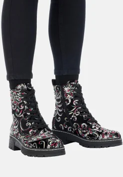 Rieker Känga med paljetter Svart / Mönstrad Online