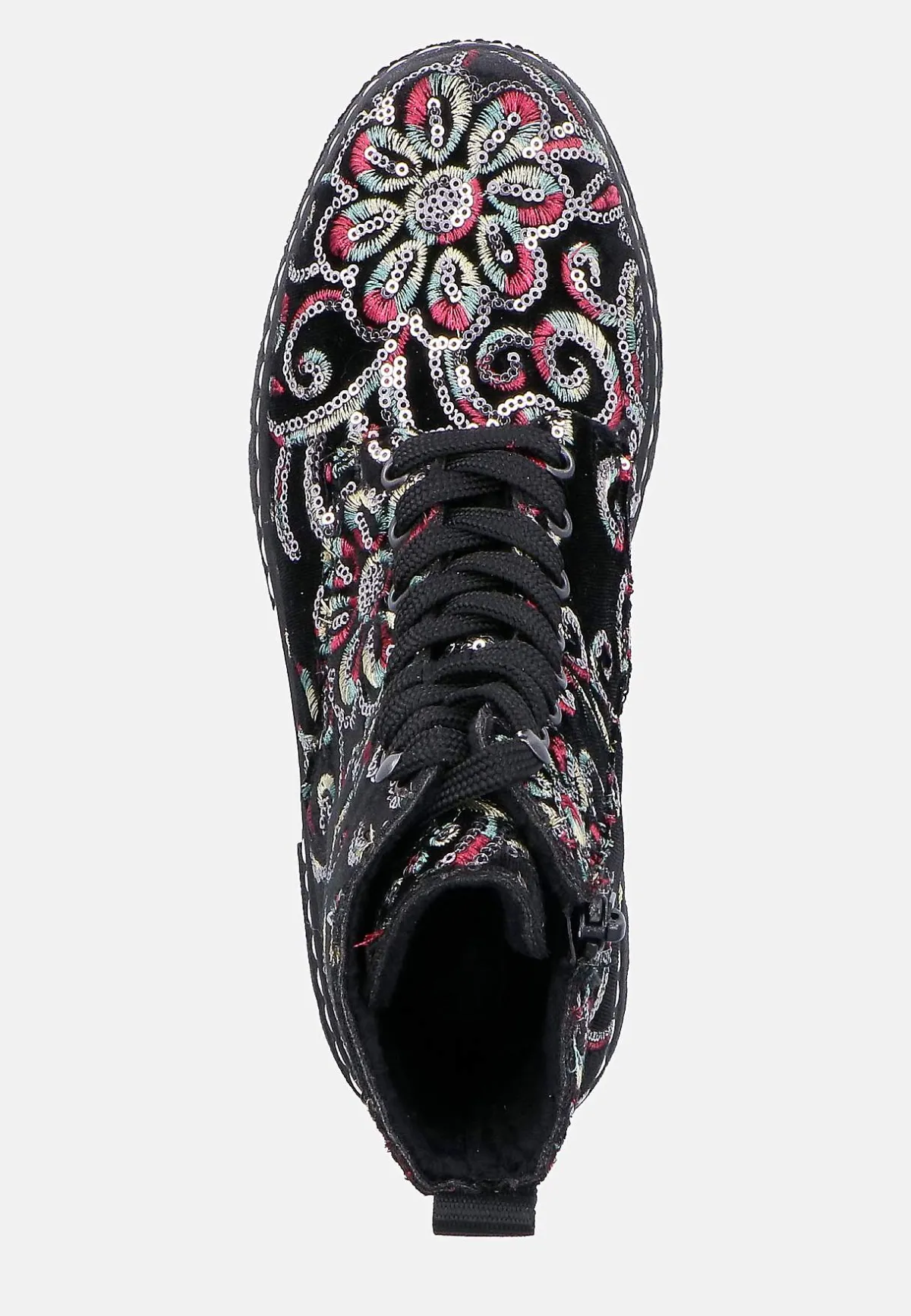 Rieker Känga med paljetter Svart / Mönstrad Online