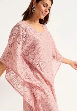Cellbes of Sweden Kort spetsklänning Gammalrosa Best