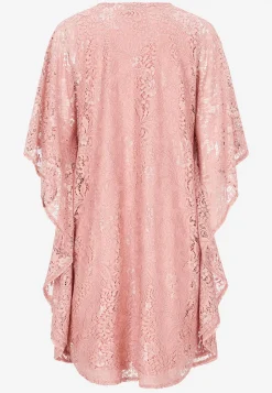 Cellbes of Sweden Kort spetsklänning Gammalrosa Best